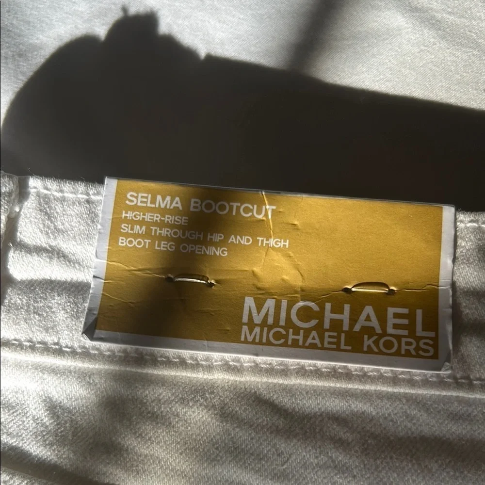 Michael Kors Cream Bootcut Jeans
